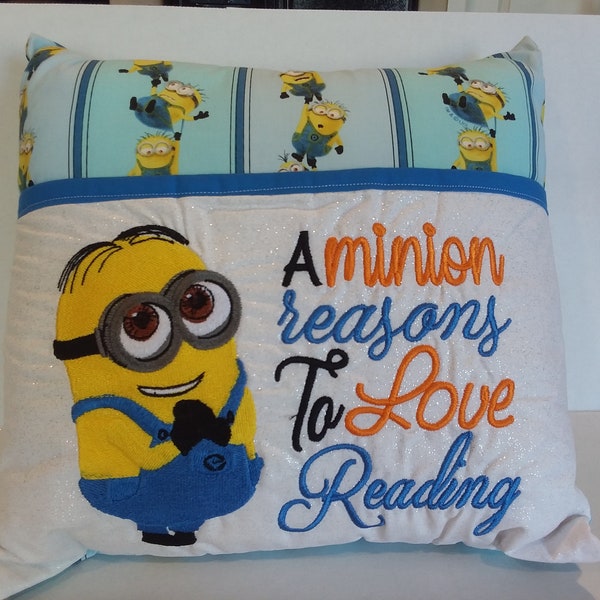 Minion Book Pillow