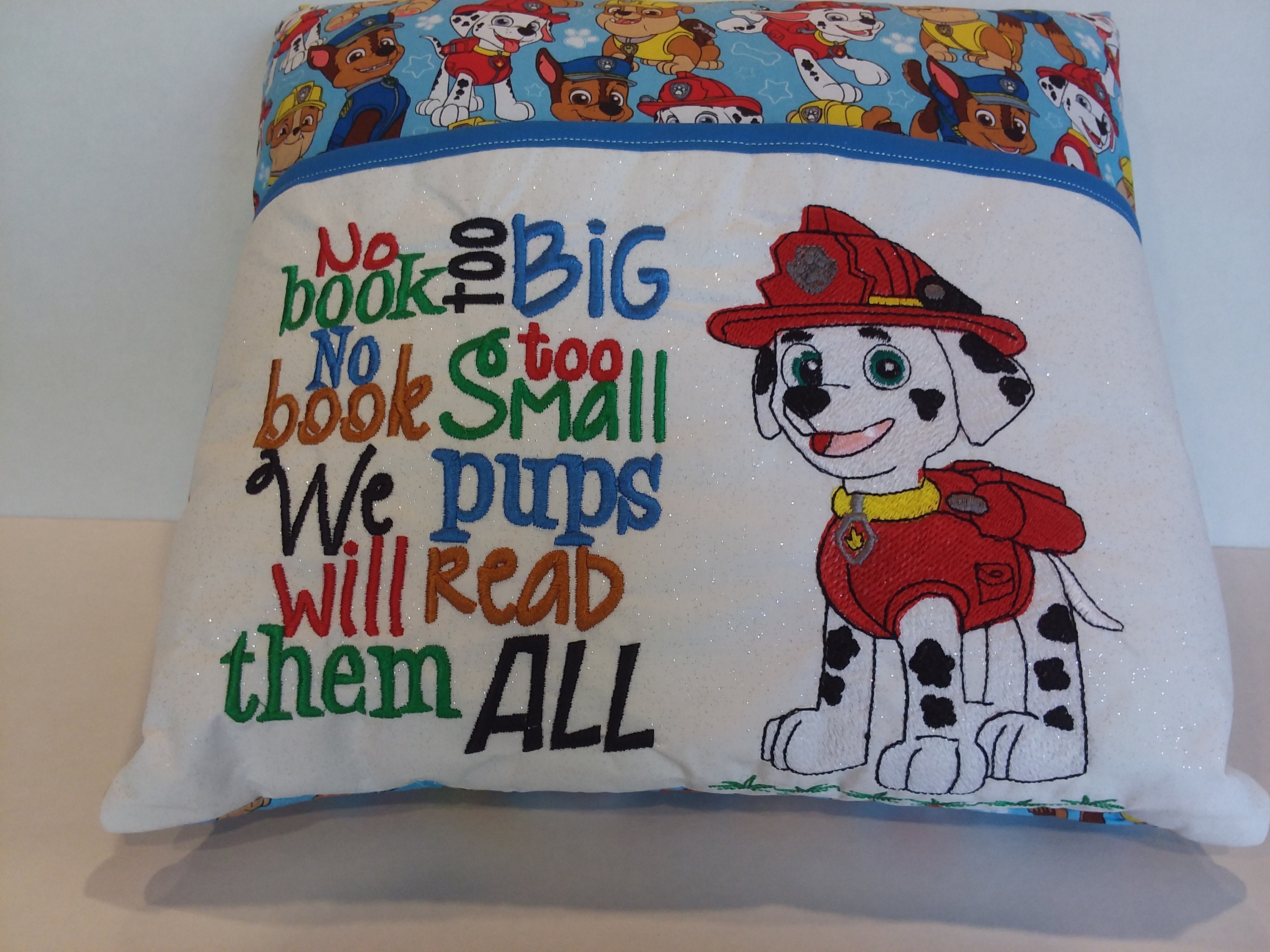 Marshall Book Pillow Etsy