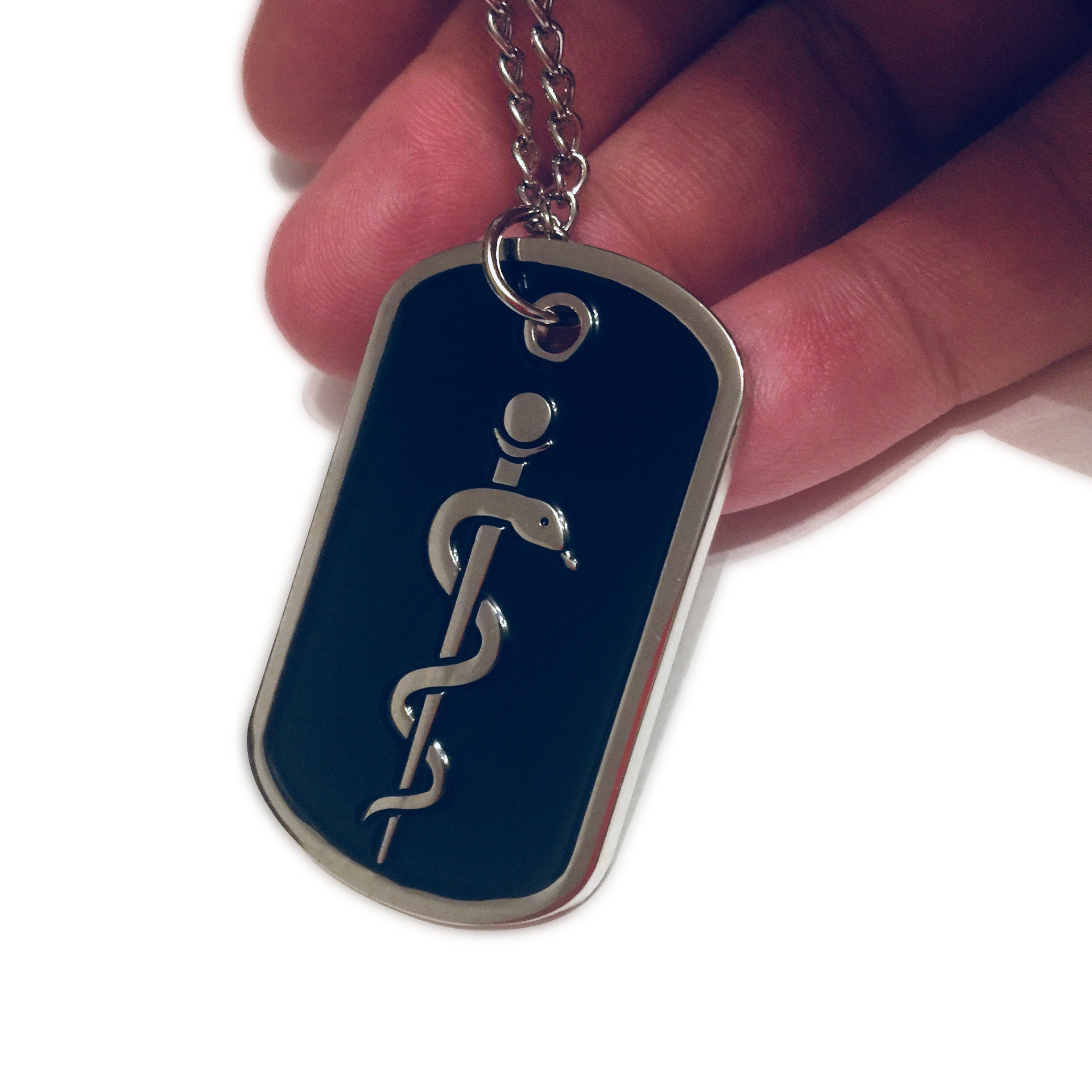 Blood Thinners Medical Allergy Emergency Necklace Dog Tag In Etsy