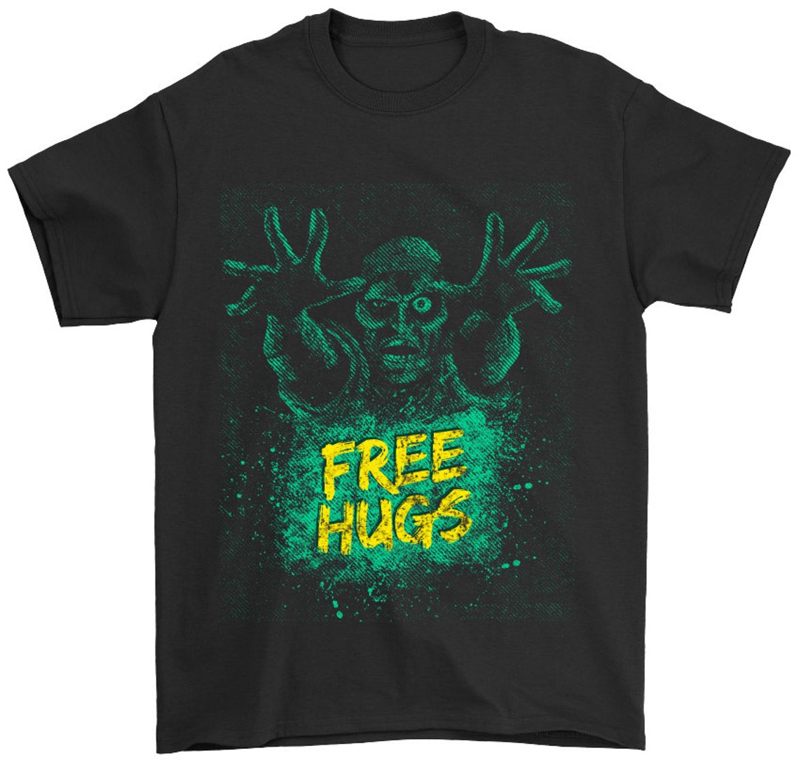 Free Hugs Funny Halloween Zombie Shirt for Men Women and - Etsy