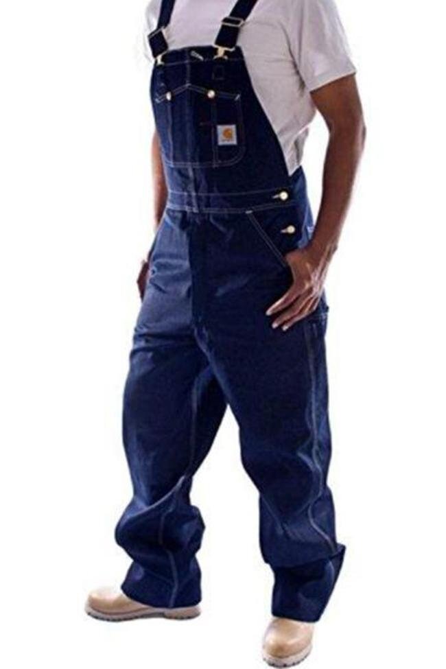 Image of Carhartt Indigo Denim Dungarees R08