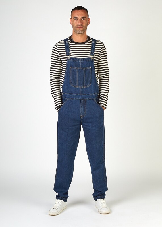 loose fit dungarees