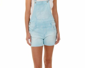 womens bib overall shorts