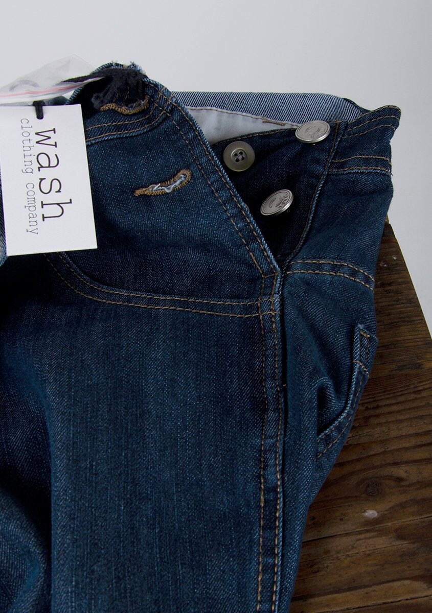 IVY Denim Maternity Dungarees Blue - Etsy UK