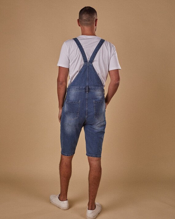 OLIVER Men's Denim Dungaree Shorts 