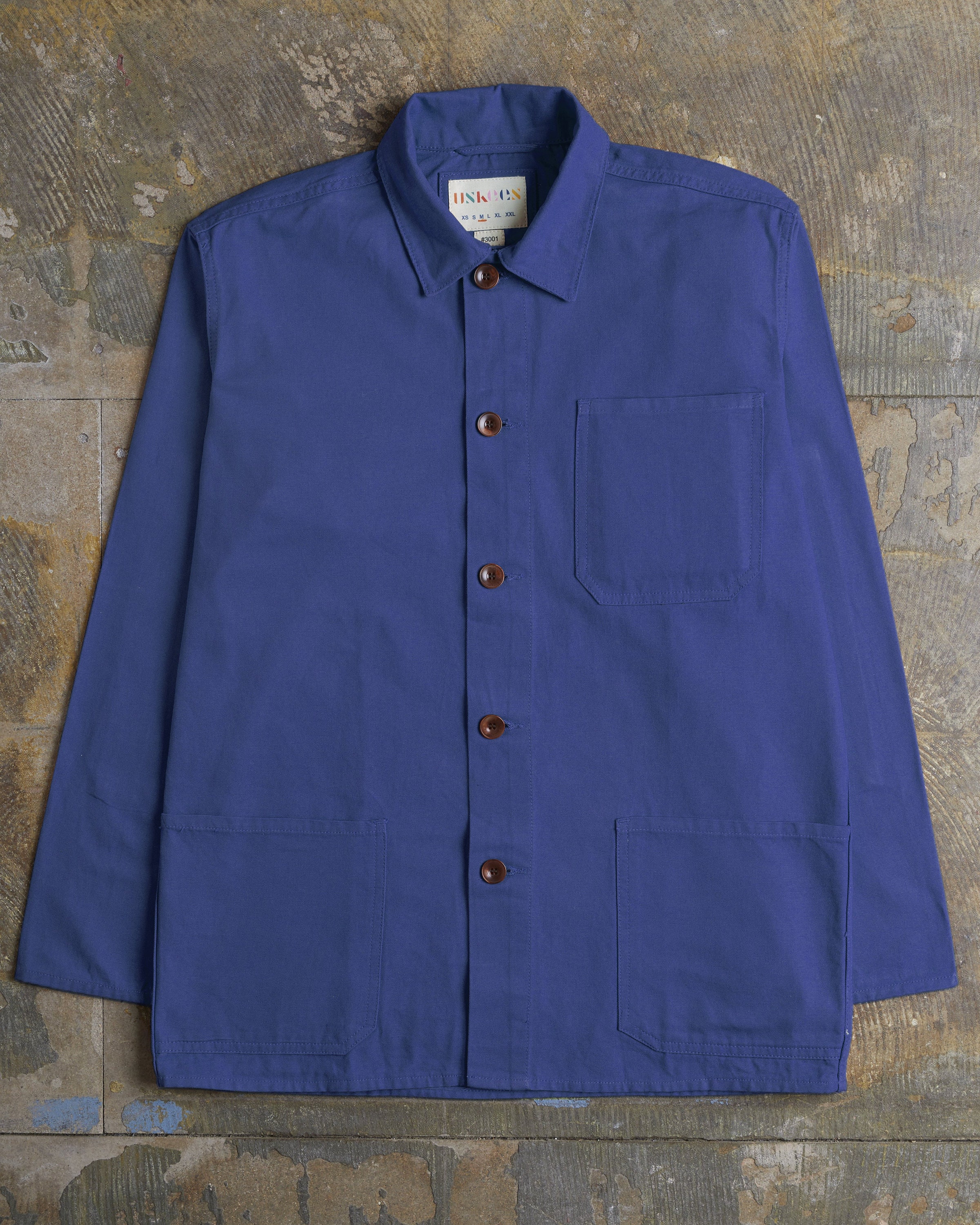 Image of The #3001 Buttoned Overshirt Ultra Marine