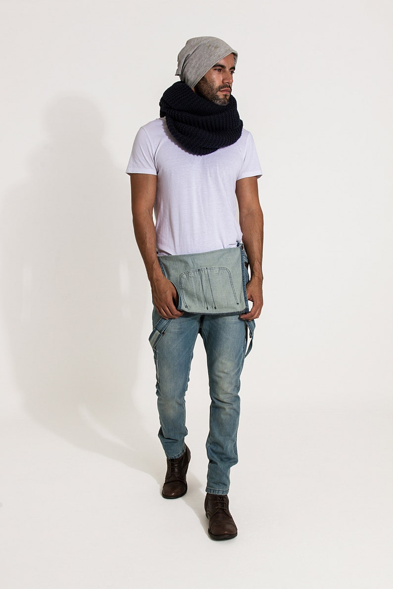 Toby Slim Fit Dungarees Aged Blue