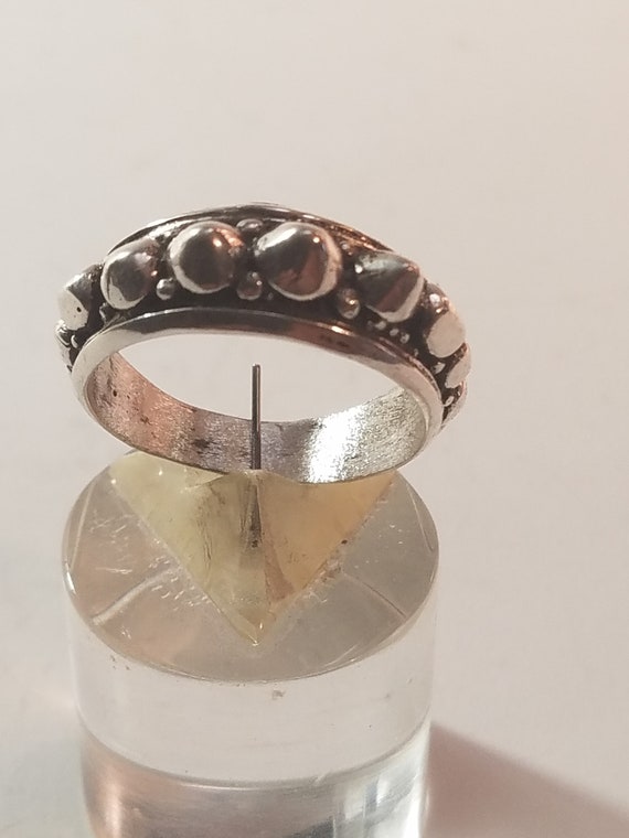 Solid Silver Ring traditional Style Bali - image 7