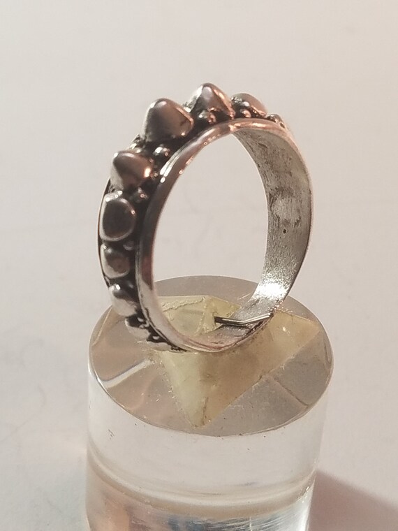 Solid Silver Ring traditional Style Bali - image 5