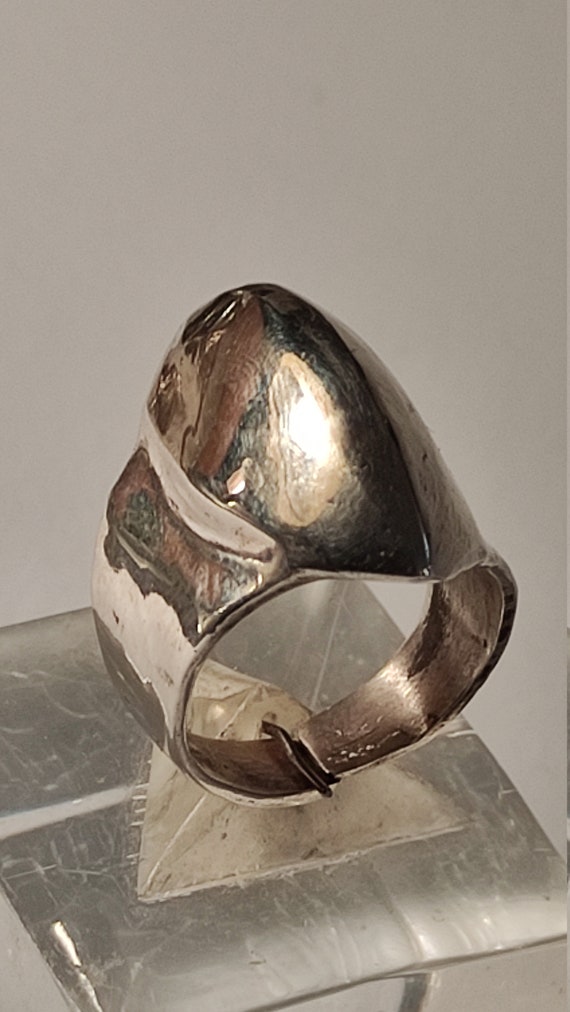 Ring Solid silver design small crest - image 5