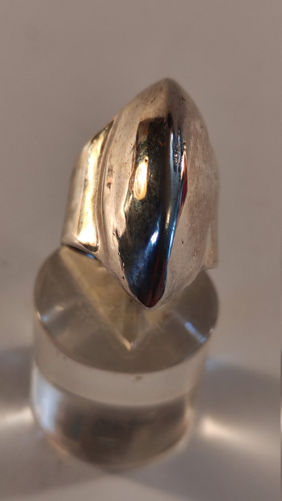 Ring Solid silver design small crest - image 3