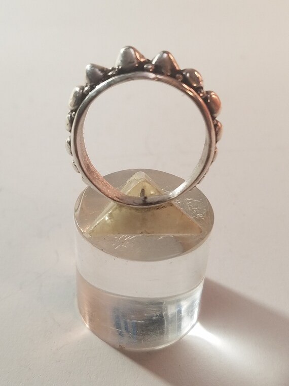 Solid Silver Ring traditional Style Bali - image 4