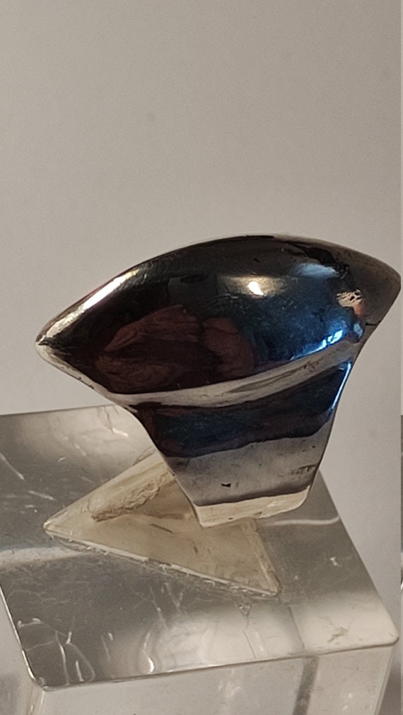 Ring Solid silver design small crest - image 9