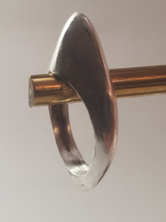 Ring Solid silver design high egg ring has four s… - image 7