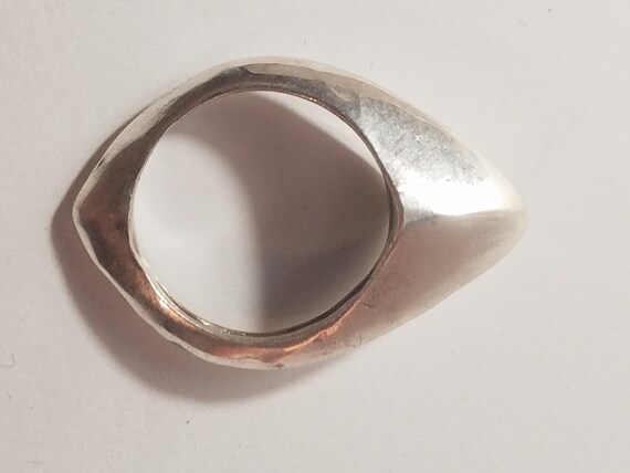 Ring Solid silver design high egg ring has four s… - image 10