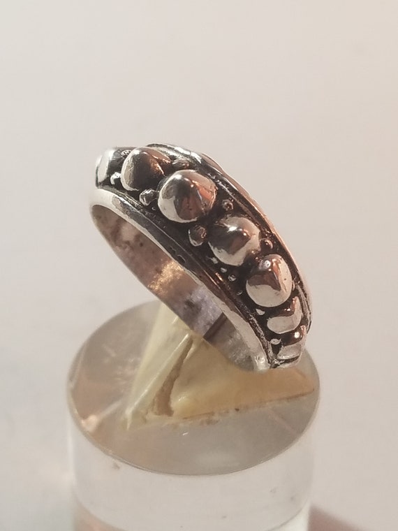 Solid Silver Ring traditional Style Bali - image 6