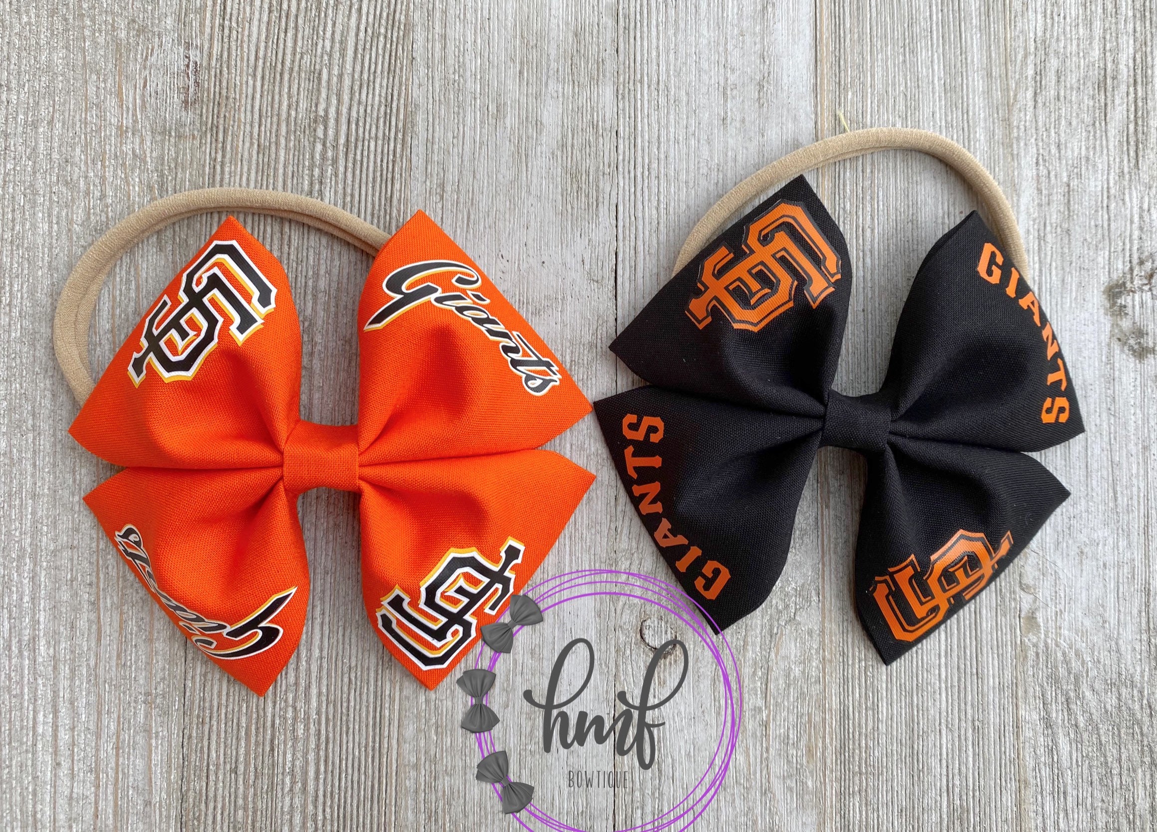 Sf Giants Hair Bows - Etsy