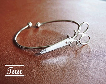 Coolest Fashion Scissors Bangle Bracelets