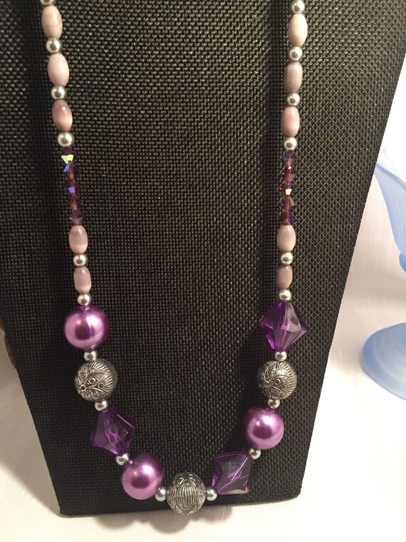 large purple beads
