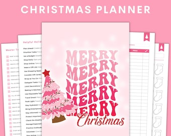 Ultimate Christmas Planner Printable, Christmas Gift Tracker, Christmas Checklist Printable, Christmas Budget Tracker, Christmas Gift List