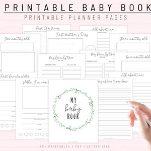 etsy baby book