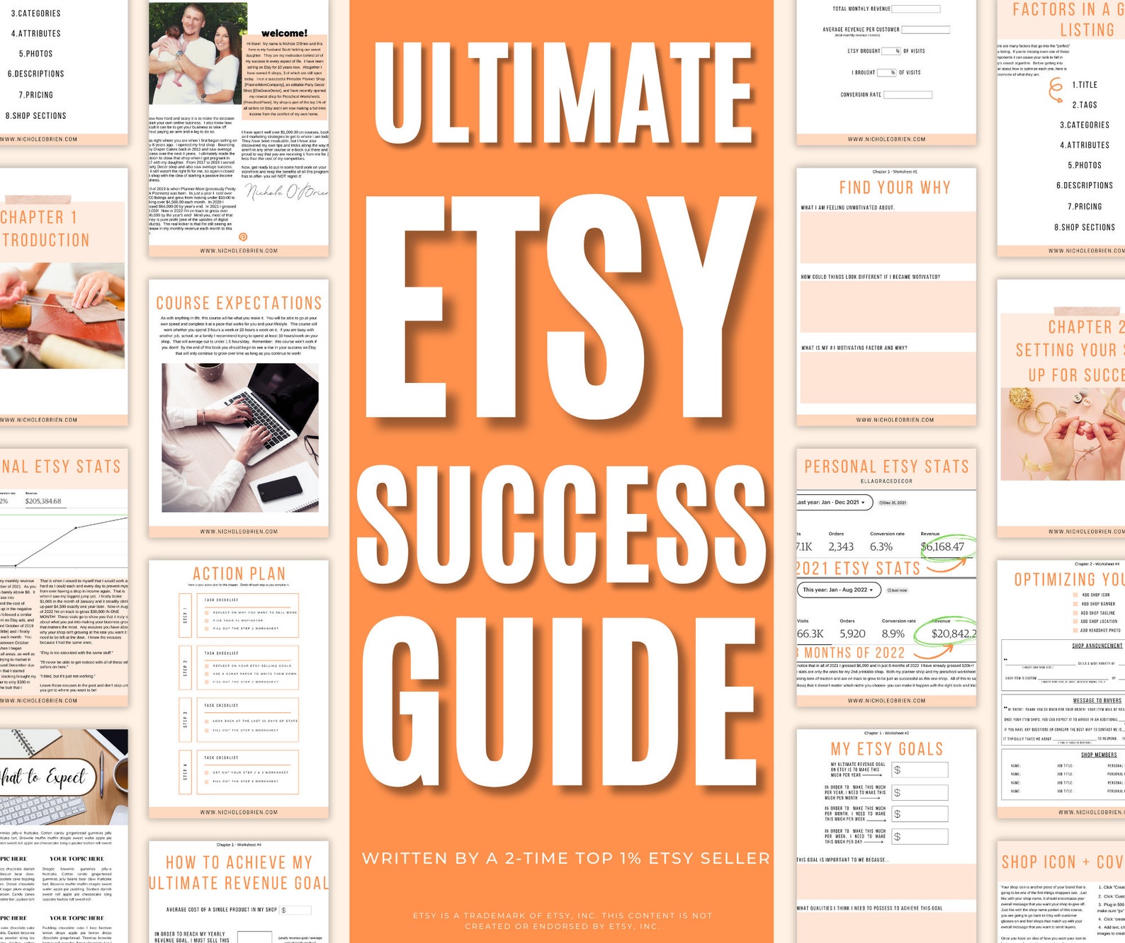 Etsy Business Planner Etsy Planner Pages Etsy Printable Etsy