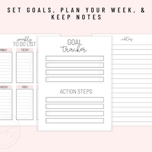 Student Planner Printable, Academic Planner Printable, College Student ...