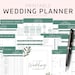 Wedding Planner Printable, Printable Wedding Planner Kit, Wedding Binder Template, Wedding Planning Book, Wedding Planner Organizer