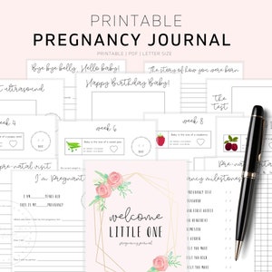 The Ultimate Pregnancy Journal, Printable Pregnancy Journal, Pregnancy Planner, Expecting Mom Kit, Pregnancy Memory Book, Bump to Baby, PDF