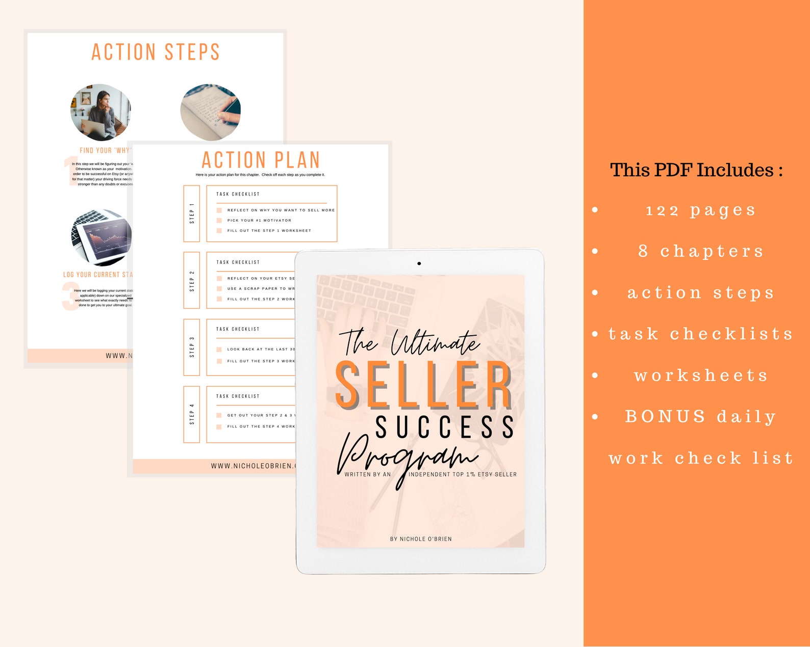 Etsy Business Planner Etsy Planner Pages Etsy Printable Etsy