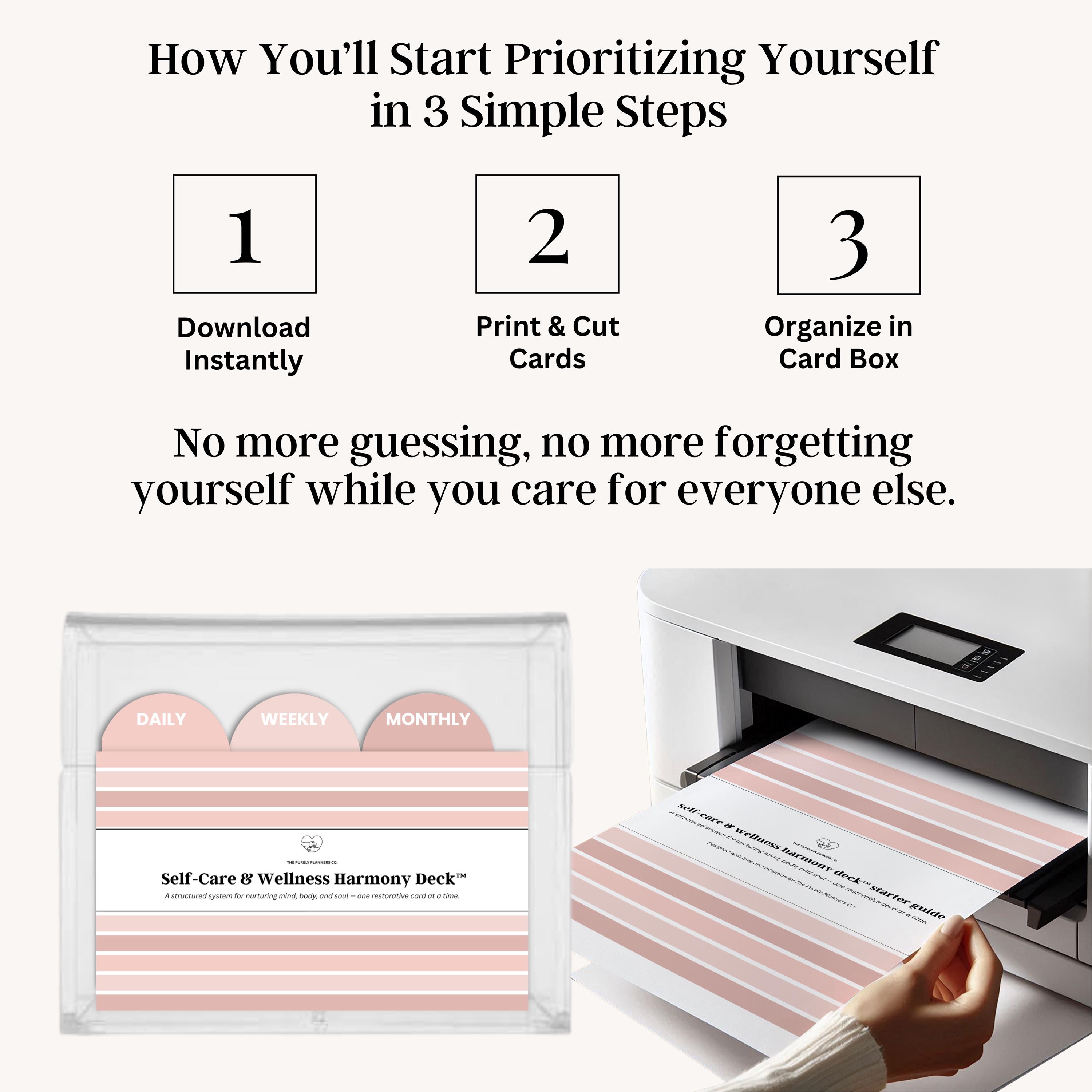 Wellness Toolkit Card Deck Digital for ADHD Minds & Busy Moms Create ...