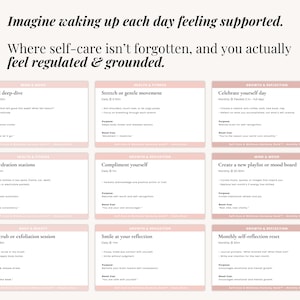 Digital card deck viewed on a tablet alongside a busy mom’s schedule, supporting consistency
