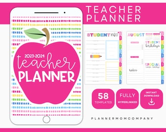 Digitaler Lehrer-Planer, digitaler Lehrer-Planer, Lehrer-Planer, Stundenplaner-Buch, GoodNotes-Planer, Lehrer-iPad-Planer