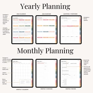 Set of digital cleaning routine cards designed for daily and seasonal home upkeep