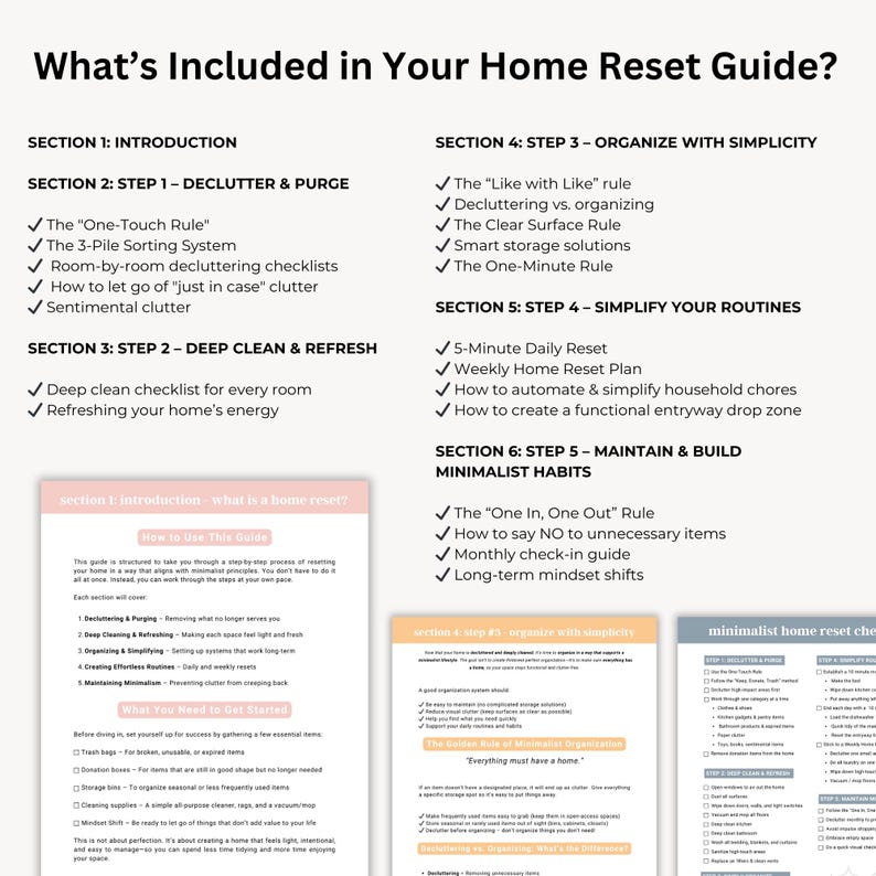 Declutter Planner