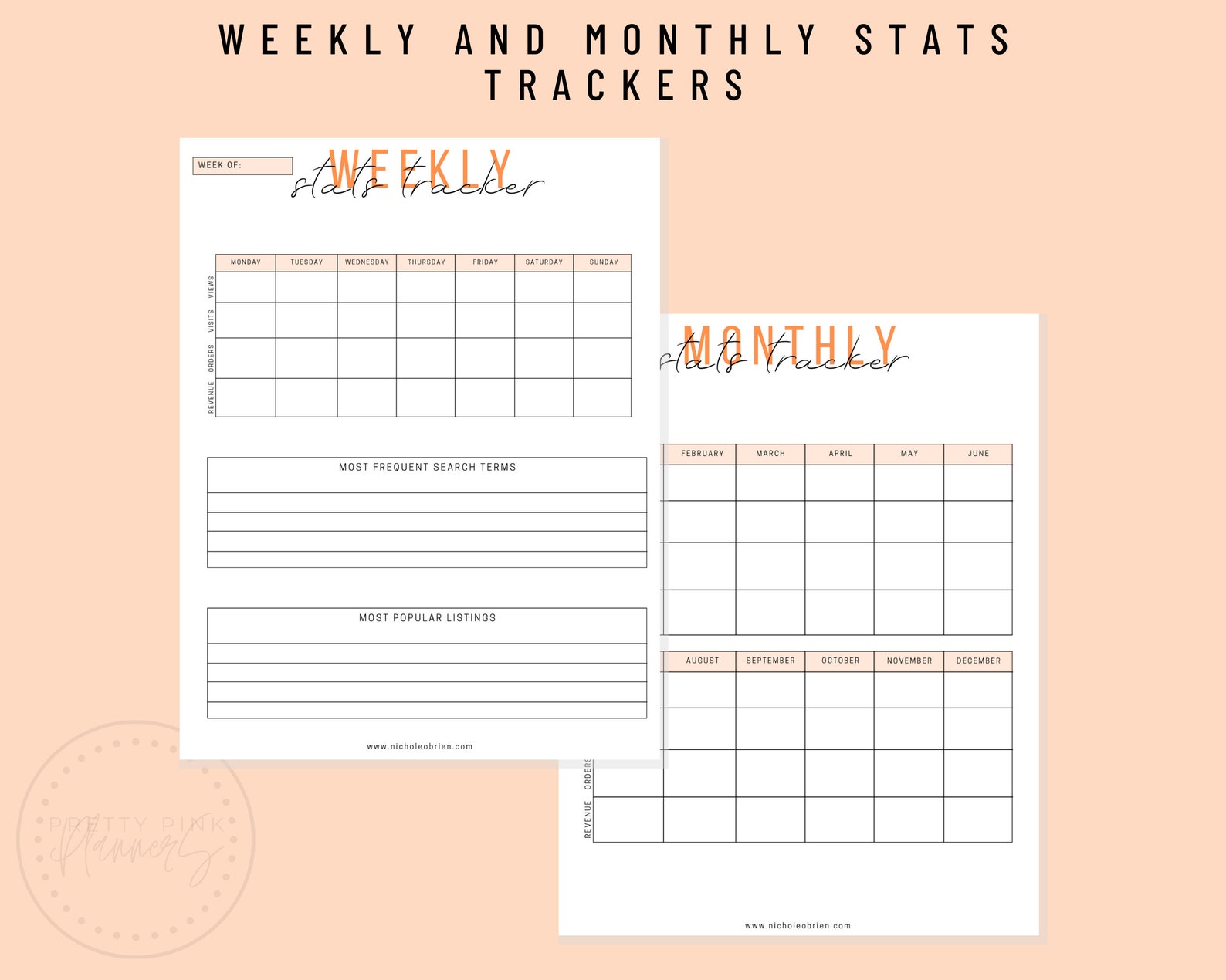 Etsy Business Planner Etsy Planner Pages Etsy Printable Etsy