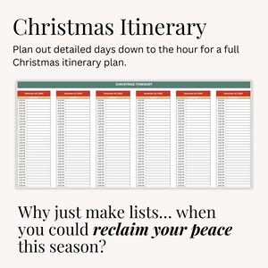 Easy-to-use digital holiday organizer with sections for tracking gifts, cards, and budget, perfect for the Christmas season
