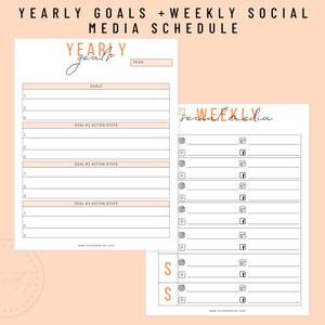 Etsy Business Planner, Etsy Planner Pages, Etsy Printable, Etsy Shop ...