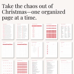 Printable holiday checklist and gift list tracker to streamline Christmas preparations for busy households