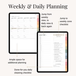 Life planner designed for busy moms, includes yearly overview and daily breakdowns