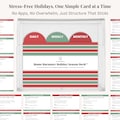Holiday Planner Printable Routine Deck For Busy Moms Organized Christmas Cards For Calm December Structure No Stress Holiday Planning System