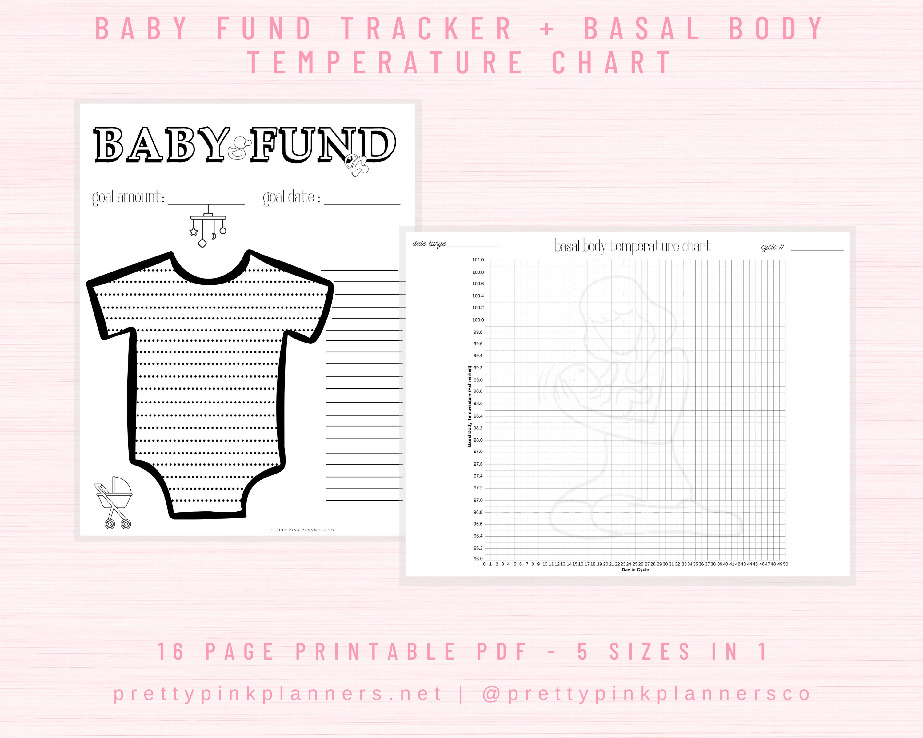 Printable Pregnancy Planner Fertility Tracker Planner - Etsy