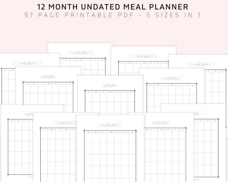 Household Binder Daily Planner Printable Planner Pages Mom Etsy
