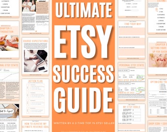 Etsy Success Selling Guide, Etsy Business Planner, Etsy Sellers Guide, Etsy Seller Handbook, Etsy Secret Pick, Etsy Planner, Best Seller