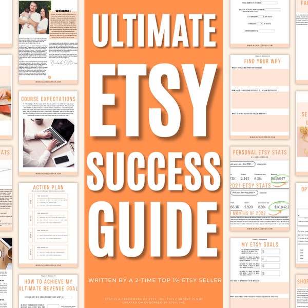 Etsy Success Selling Guide, Etsy Business Planner, Etsy Sellers Guide, Etsy Seller Handbook, Etsy Secret Pick, Etsy Planner, Best Seller