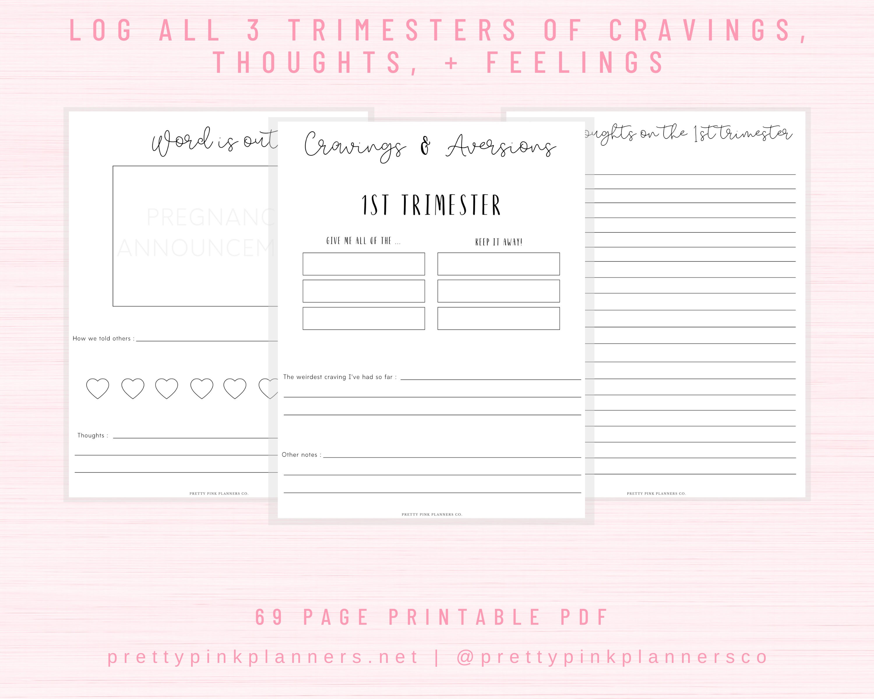 The Ultimate Pregnancy Journal Printable Pregnancy Journal | Etsy