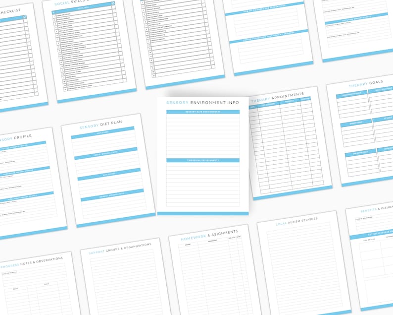 Autism Planner, Autism Planner Binder, Autism Planner Adult, Daily Planner For Autism, Daily Planner Autism, Autism Digital Planner image 3
