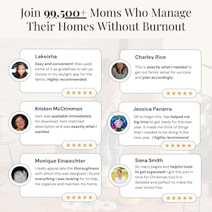All-in-one planner for moms to organize family, home, and personal life from one printable kit