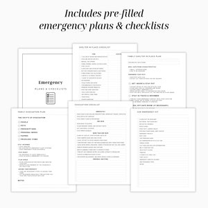 Just In Case Binder, Just In Case Emergency Binder, Just In Case Printable, Just In Case Planner, In Case Of Emergency Binder Printable image 2