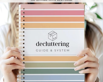 Declutter Worksheet Declutter Planner Insert Declutter Workbook Decluttering Tracker Decluttering Printable Home Declutter Checklist